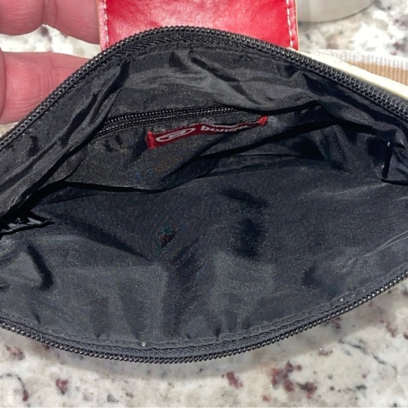 Bongo Montauk Nylon Bag With Red Accents 8”x6” Great Condition Vintage Retro Y2K - Picture 7 of 12